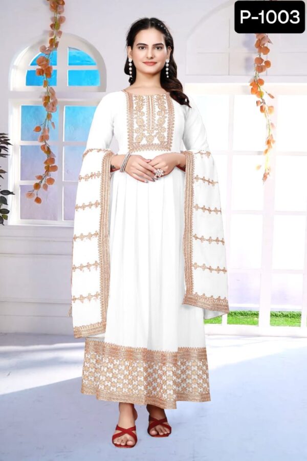 GOWN WITH DUPATTA SET - Image 9